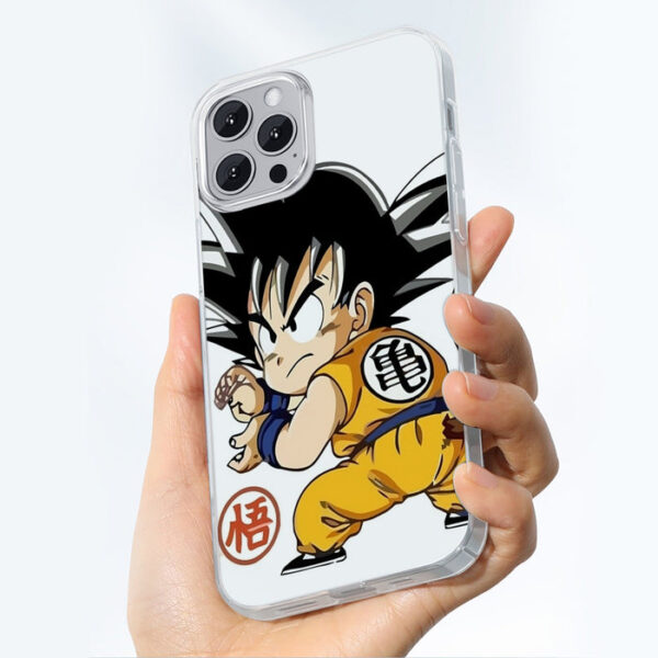 Cute Kid Goku Yellow Clothing Dragon Ball Z iPhone 13 Case