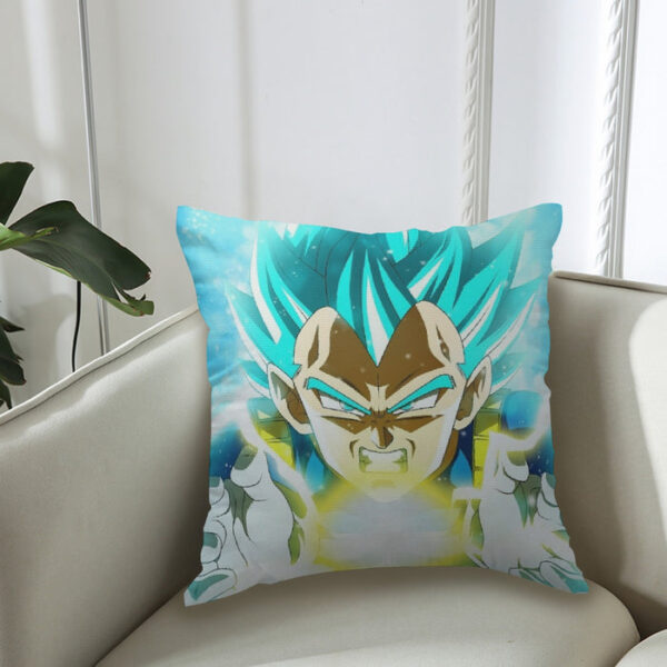 Dragon Ball Blue Vegeta Super Saiyan God Kamehameha Couch Pillowcase