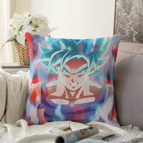 Dragon Ball Super Saiyan Blue Goku Couch Pillowcase