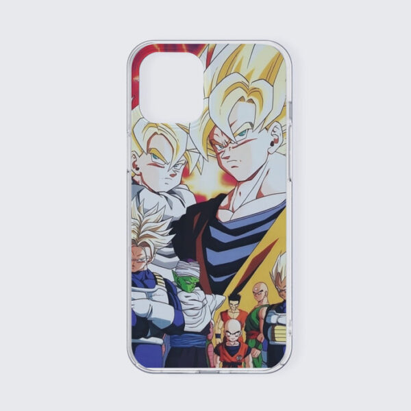 Dragon Ball Z Angry Super Saiyan Fighters iPhone 13 Case