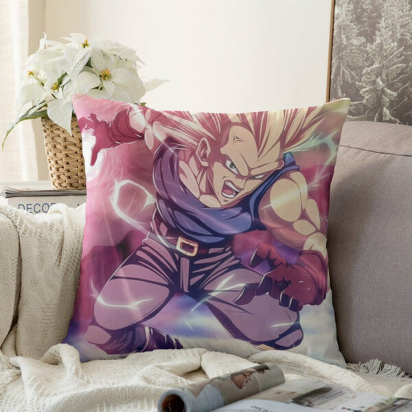 Dragon Ball Trunks SSJ3 Fan Artwork Full Print Style Couch Pillowcase