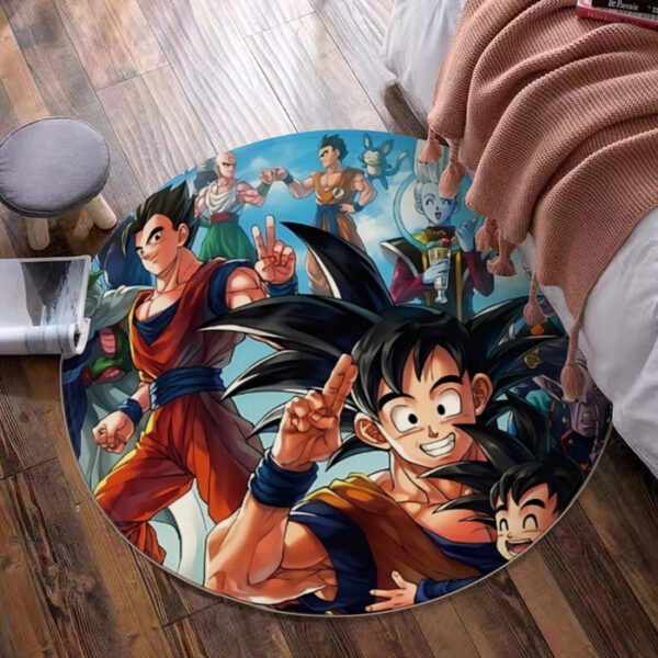 Dragon Ball Z Characters round mat