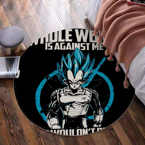 Dragon Ball Super SSGSS Vegeta Whis Symbol round mat