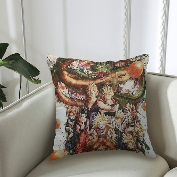 Dragon Ball  Ultimate Shenron x Saiyans Couch Pillowcase