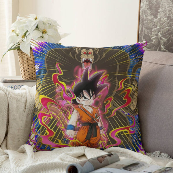 Great Ape Monkey Kid Goku Galaxy High-Quality Battle 3D Couch Pillowcase