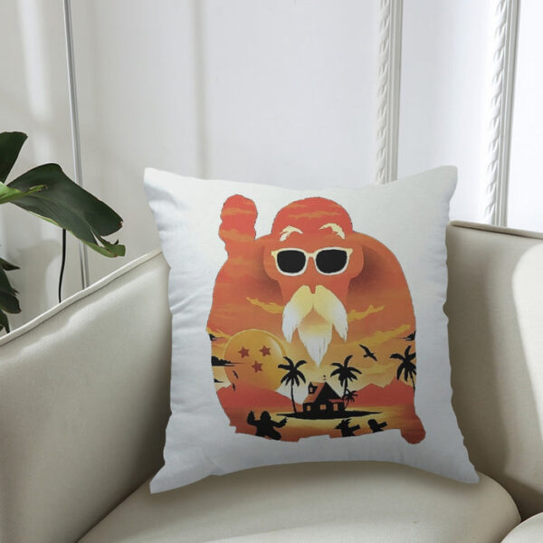 Master Roshi Sunset Couch Pillowcase