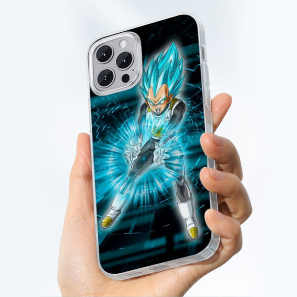 Dragon Ball Super Vegeta Blue Double Galick Gun Epic iPhone 13 Case