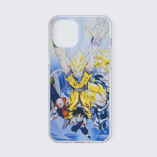 DBZ Goku Saiyan Spirit Bomb Vegeta Piccolo Gohan Trunks Vibrant Design iPhone 13 Case