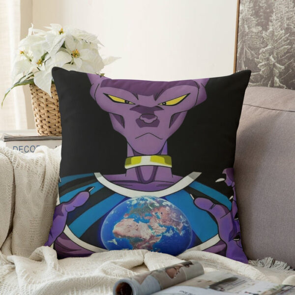 Dragon Ball Super Beerus God Destruction Earth Couch Pillowcase