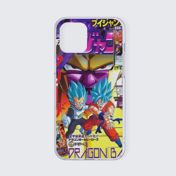 Golden Frieza Super Saiyan God Goku Vegeta Blue Hair 3D iPhone 13 Case