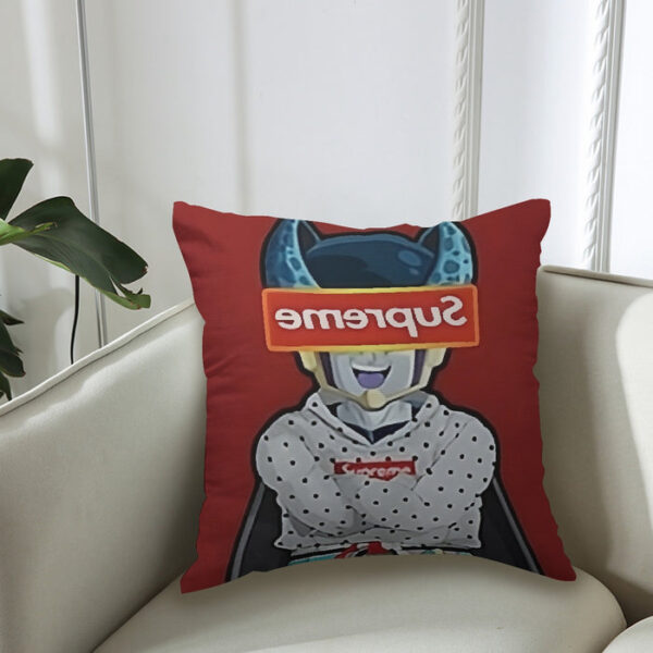 Supreme Villain Perfect Cell Red Simple Streetwear Couch Pillowcase