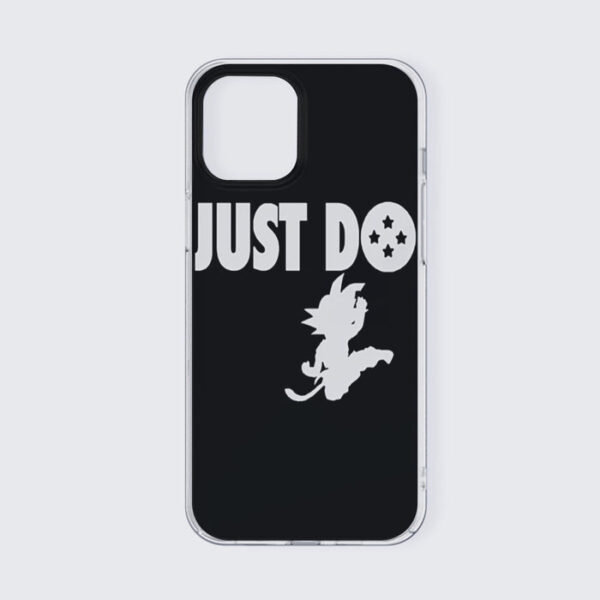 Just Do It Slogan Dragon Ball Kid Goku Dope Black iPhone 13 Case