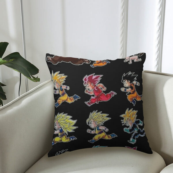 Dragon Ball Anime Son Goku All Form Transformation Couch Pillowcase