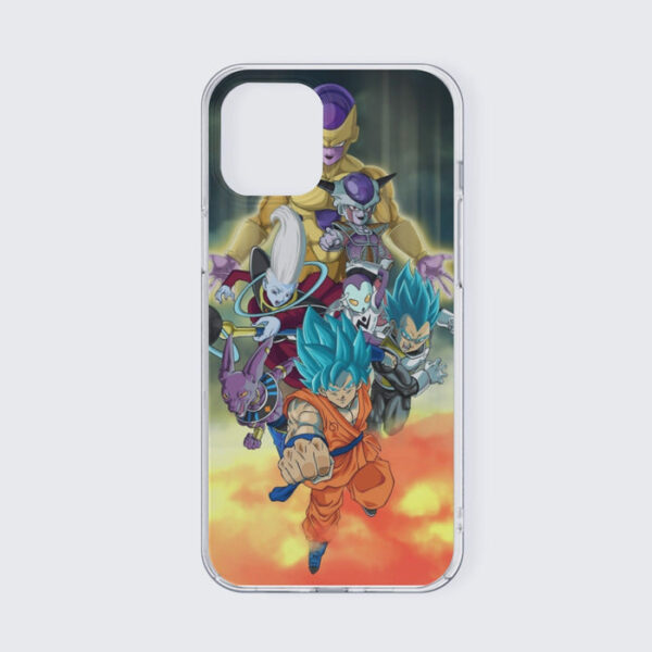 Dragon Ball Goku Vegeta Super Saiyan God Blue SSGSS Fight Villains iPhone 13 Case