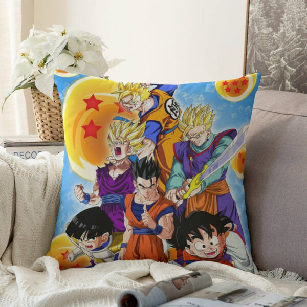 Son Gohan Evolution Dragon Ball Z Couch Pillowcase