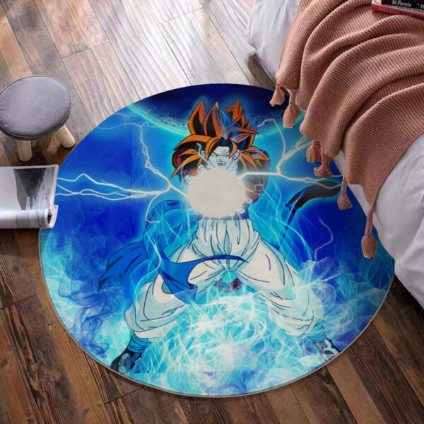 Dragon Ball Z Gogeta Super Saiyan 4 Unbelievable Power round mat