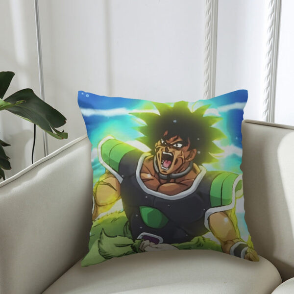 Dragon Ball Z Broly Wearing His Control Mechanism Couch Pillowcase