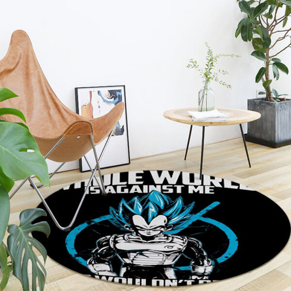 Dragon Ball Super SSGSS Vegeta Whis Symbol round mat