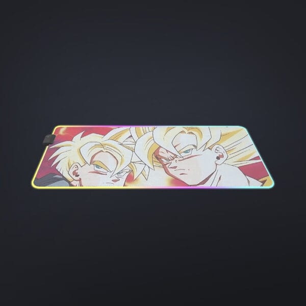 Dragon Ball Z Angry Super Saiyan Fighters Cool LED Mouse Pad