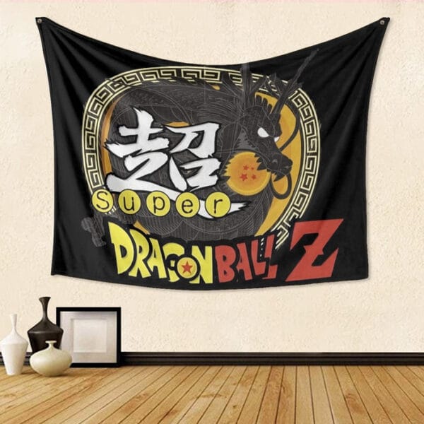 Dragon Ball Z Super Kanji Epic Dragon Spirit Shenron Tapestry