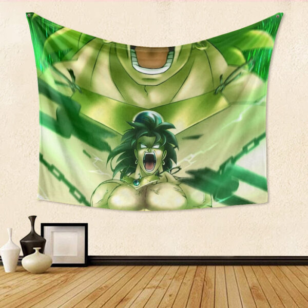 Dragon Ball Legendary Super Saiyan Broly 3D Full Print Streetwear Design Tapestry