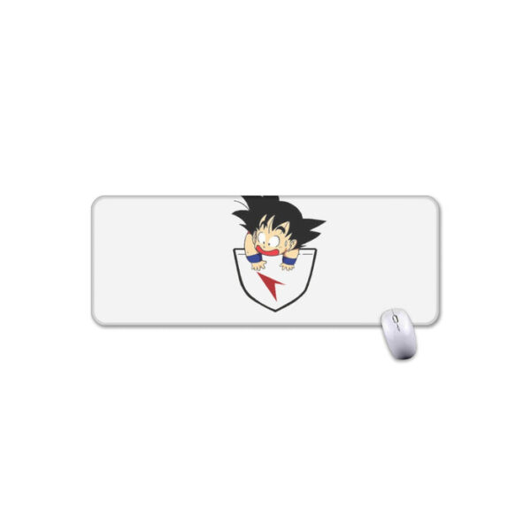 Dragon Ball Kid Goku Coming Out Of Pocket Mouse Pad