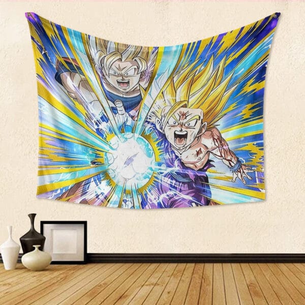 Dragon Ball Teen Gohan Dokkan Battle Super Saiyan 3 Cool Tapestry