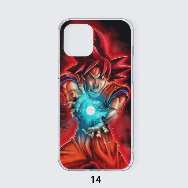 Awesome Red Hair Goku DBZ iPhone 14 Case