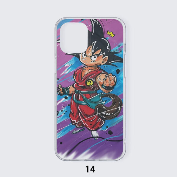 Dragon Ball Z  Kid Goku Graffiti Painting iPhone 14 Case