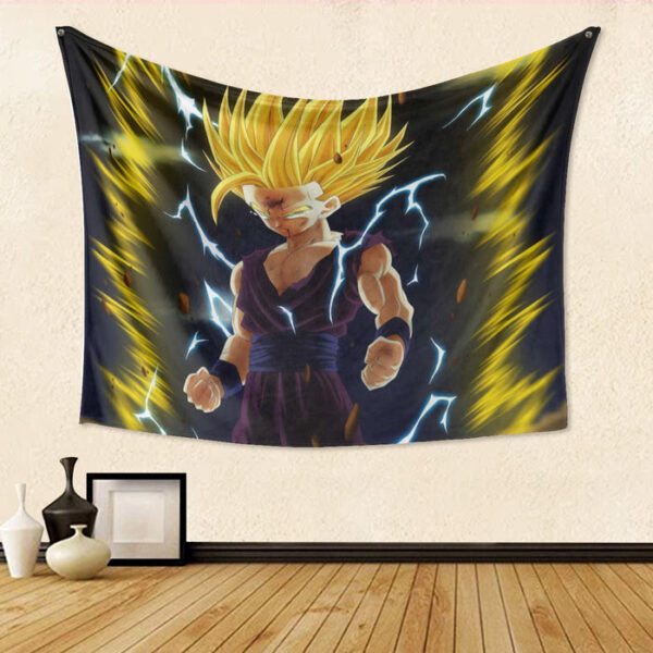 Gohan Super Saiyan 2 Tapestry