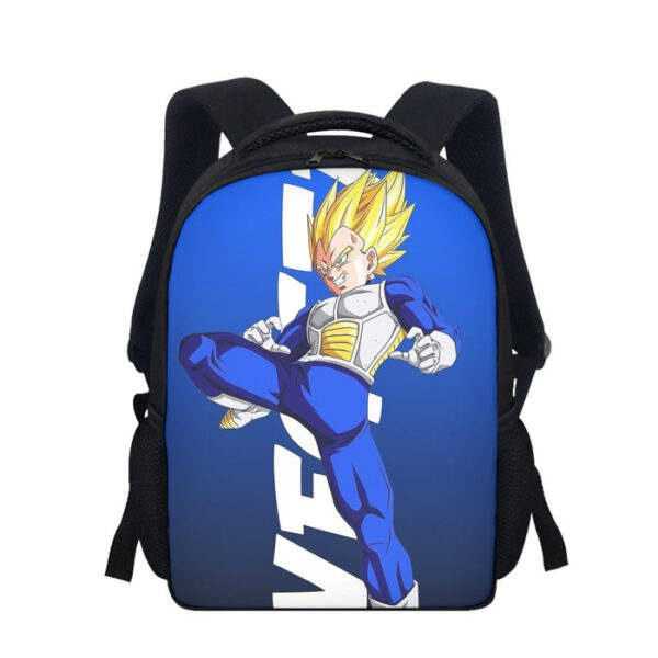 Vegeta With Background Word Dragon Ball Backpack