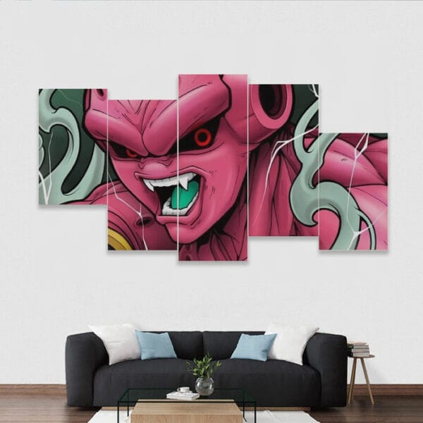 Awesome Majin Buu Attack Five-piece  Mural