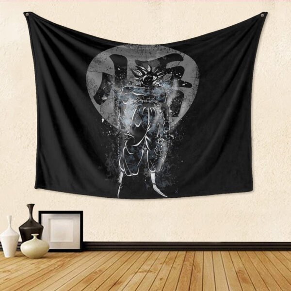 Goku Ultra Instinct Black Tapestry