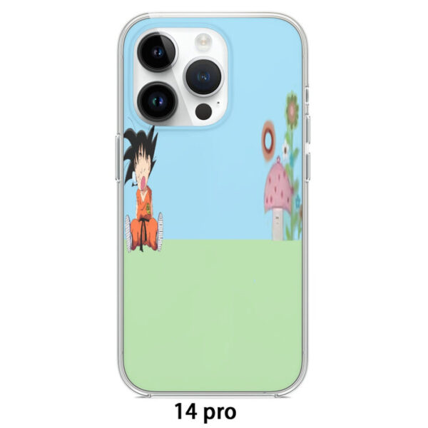 Dragon Ball Goku Kid Cute Day Dreamer Sleeping Anime Design iPhone 14 Case