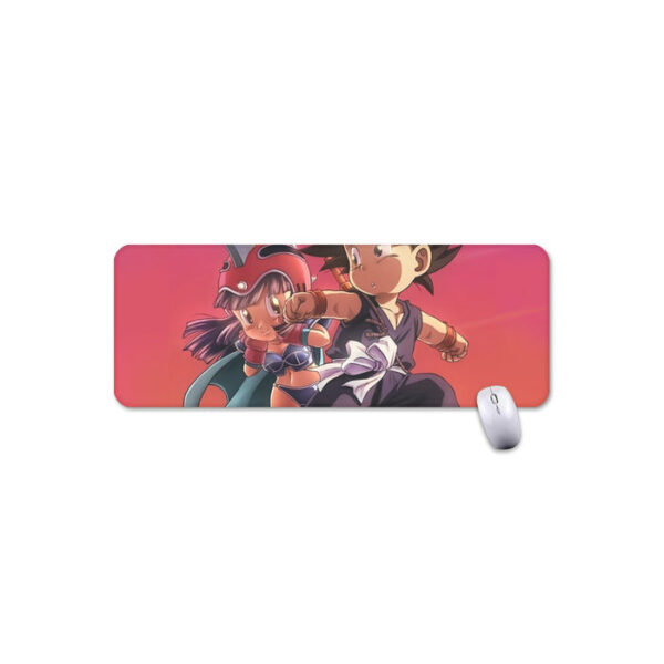 Kid Goku & Chichi Flying on Golden Cloud 3D Mouse Pad