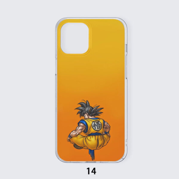 Goku Orange Background iPhone 14 Case