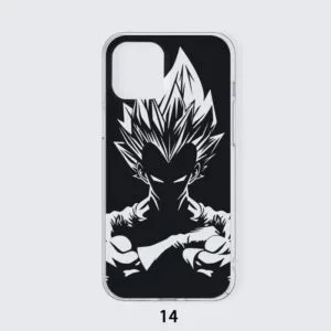 Dragon Ball Z Bad-Ass King Vegeta Graphic iPhone 14 Case