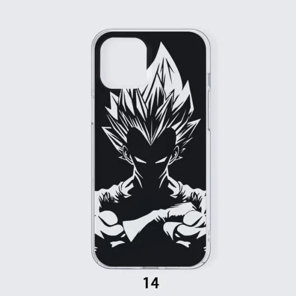 Dragon Ball Z Bad-Ass King Vegeta Graphic iPhone 14 Case