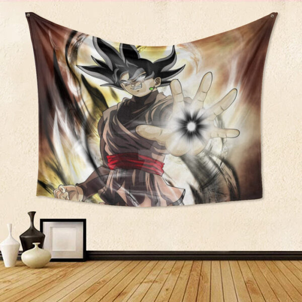 Dragon Ball Super Black Goku Black Hole Creation Tapestry