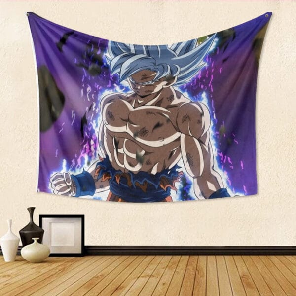 Dragon Ball Z Goku Perfected Ultra Instinct Form Tapestry