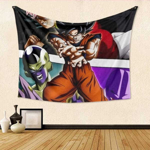 Goku Black Kamehameha Dragon Ball Z Tapestry