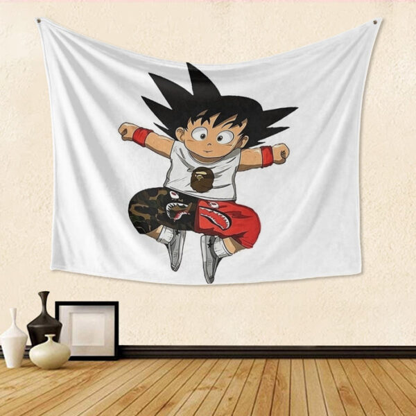 Supreme Goku Dragon Ball Z Tapestry