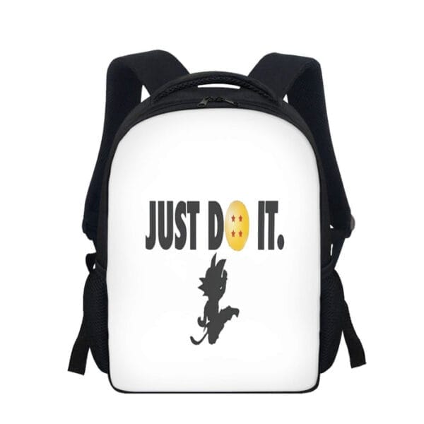 Just Do It Slogan Dragon Ball Kid Goku Dope Black Backpack