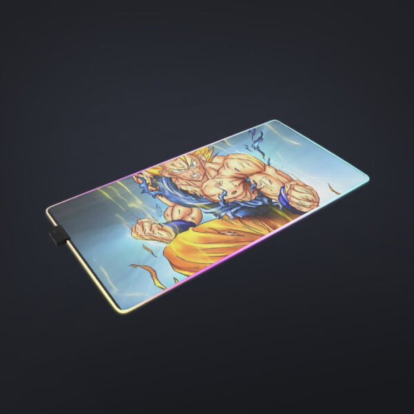 DBZ Goku Super Saiyan Thunder Power Damage Fight Cool Design cool LED Mouse Pad