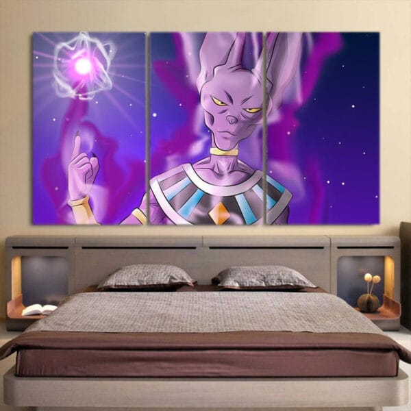 Dragon Ball Z Canvas  Beerus Cataclysmic Orb