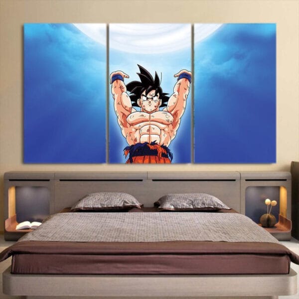 Dragon Ball Z Canvas  Goku Genkidama Sky Art