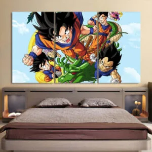 Dragon Ball Z Canvas  Goku x Vegeta x Shenron x Gohan x Goten x Trunks