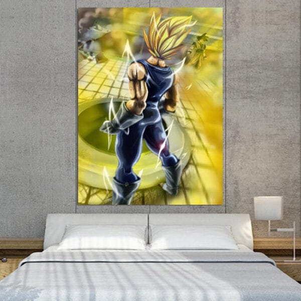 Dragon Ball Vegeta Powerful Back Portrait 1Pc Canvas