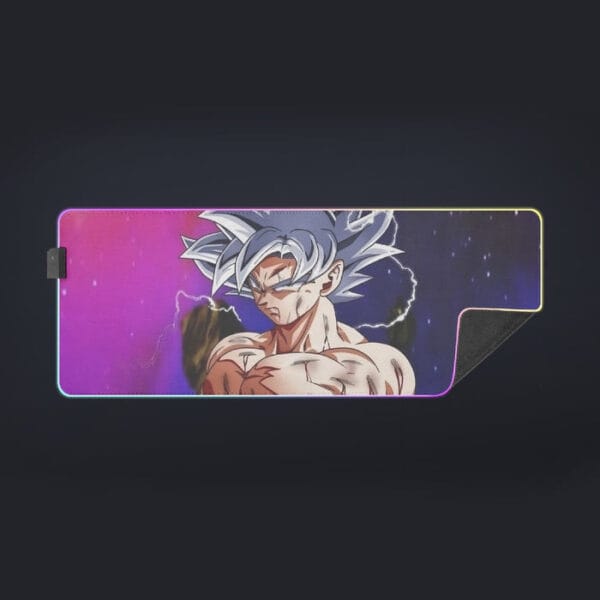 Awesome Ultra Instinct Silver Hair Goku DBZ Kids Cool LED Mouse Pad