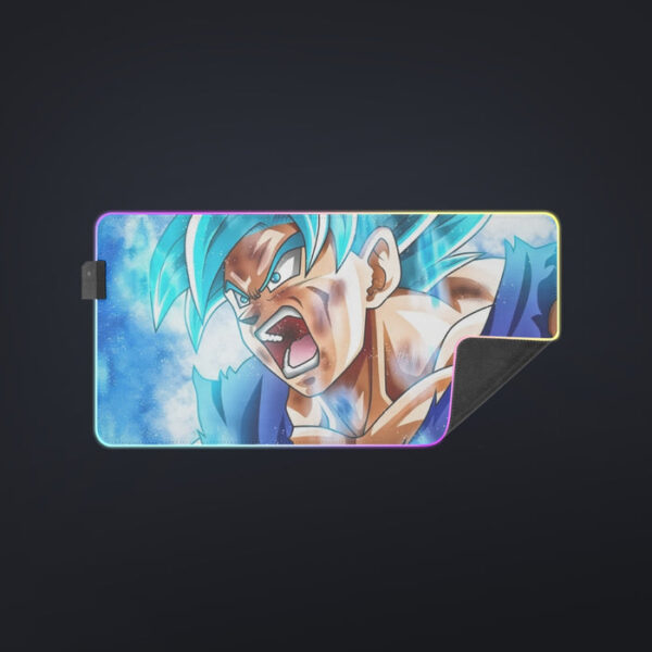 Dragon Ball Goku Blue Kaioken Ultra Instinct Epic 3D cool LED Mouse Pad